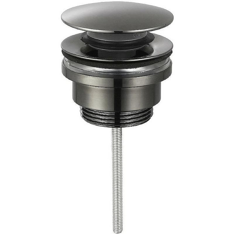 Донный клапан AQUAme AQM7003GM click-clack Оружейный металл