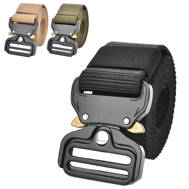 Тактический ремень, регулируемый, военный стиль, прочный, нейлоновый ремень, ремни для женщин и мужчин на открытом воздухе