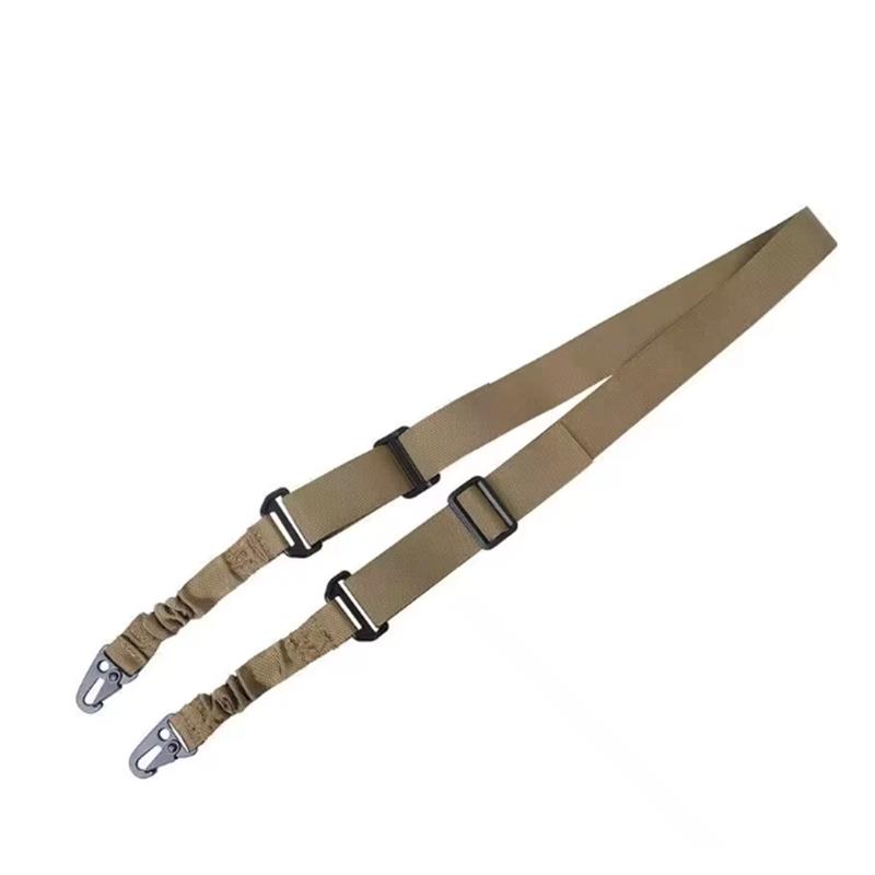 Двухточечный оружейный ремень с регулятором длины Традиционный ремень с металлическим крюком QD для улицы AR AK Оружейный ремень Плечевые ремни M хаки